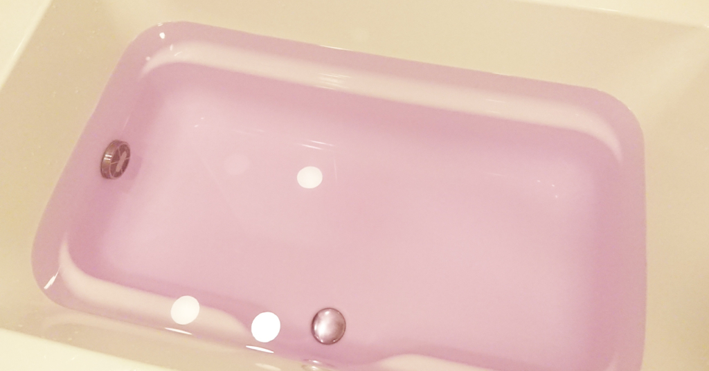 バブクールのフラワースプラッシュのアザレアハーモニーの香り入浴剤の湯