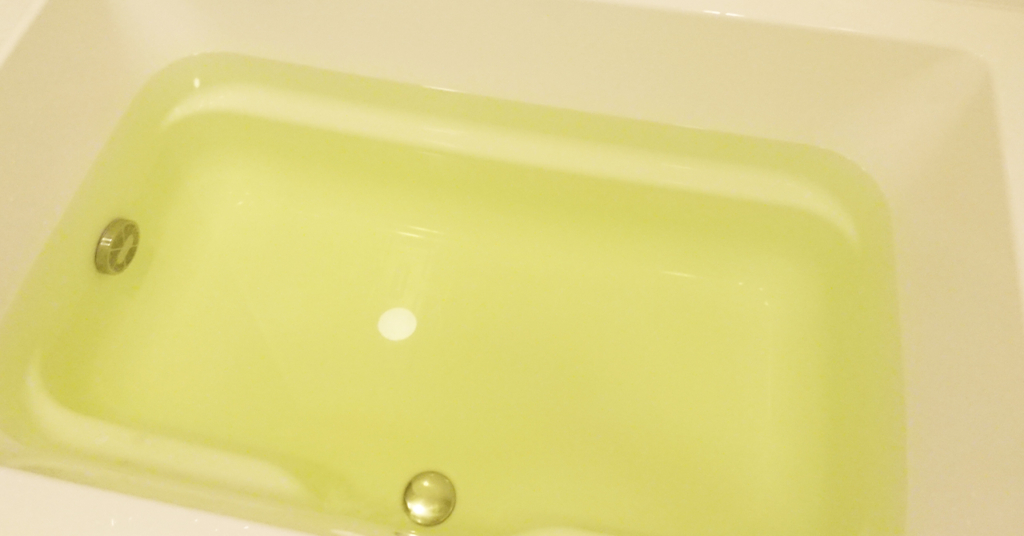 炭酸力バブ・クールのオリエンタルスパのマンゴスチンの香り入浴剤の湯